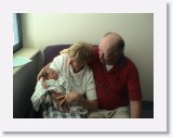 DSC00803 * Omi and Opa with Lenie at the hospital before coming home * 1152 x 864 * (434KB)