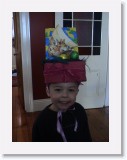DSC00911 * Really mum, the easter hat parade at Kindy is no big deal... this is so desperate housewives * 864 x 1152 * (507KB)